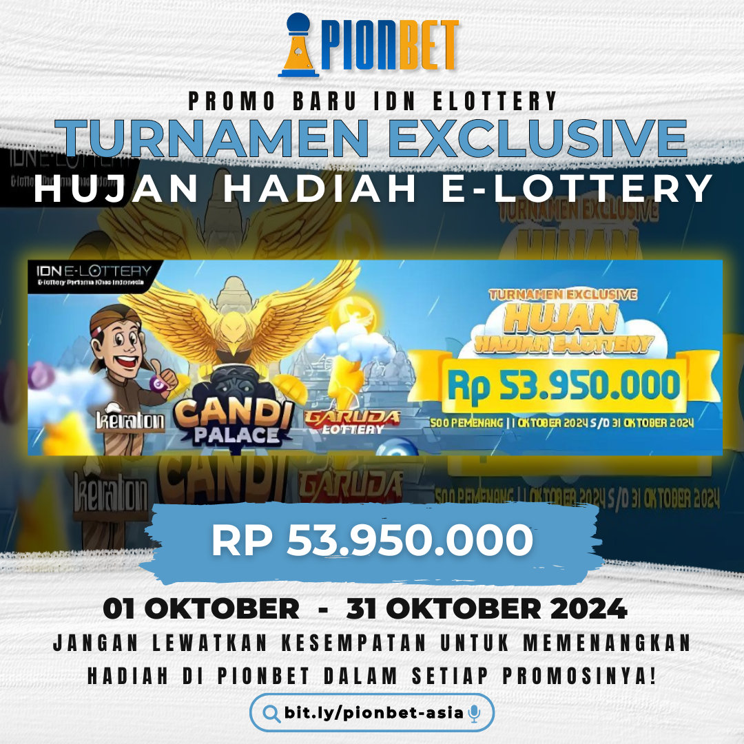 Turnamen Exclusive Hujan Hadiah E-Lottery/