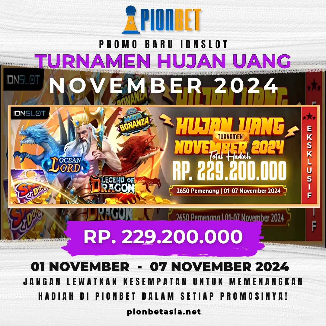 Turnamen Hujan Uang November 2024